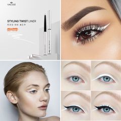 Chì Kẻ Mắt Dạng Sáp Vacosi Styling Twist Liner Silver 5ml