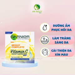 Mặt Nạ Ngủ Garnier Light Complex Sleeping Mask Dưỡng Sáng Da Ban Đêm