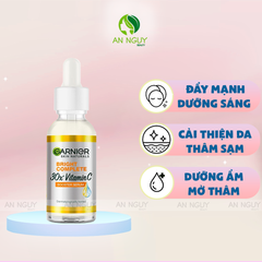 Tinh Chất Garnier Complete Speed 30x Vitamin C Booster Serum Dưỡng Sáng Da, Mờ Thâm 30ml