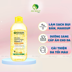 Nước Tẩy Trang Garnier Skin Naturals Micellar Cleansing Water Vitamin C Dưỡng Sáng Da