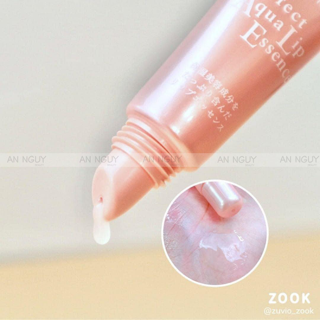 Tinh Chất Dưỡng Môi Senka Perfect Aqua Lip Essence Cấp Ẩm, Ngăn Ngừa Khô, Nứt Nẻ Môi 10gr