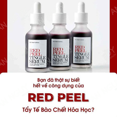 Tinh Chất So'Natural Red Peel Tingle Serum Giúp Tái Tạo Làn Da, Giảm Mụn
