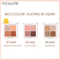 Bảng Phấn Mắt 4 Ô Focallure Eyeshadow Palette FA177 5gr