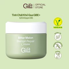 Kem Dưỡng Gilaa Bitter Melon Blemish Repair Cream Khổ Qua & B5 Phục Hồi Giảm Mụn 50ml