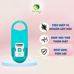 Xịt Thơm Miệng Listerine Cool Mint Pocketmist Làm Hơi Thở Thơm Mát 7.7ml