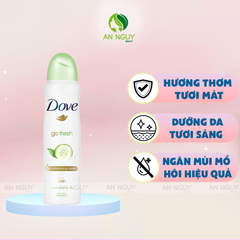 Xịt Khử Mùi Dove Moisturising Cream 48H 135ml