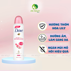 Xịt Khử Mùi Dove Moisturising Cream 48H 135ml