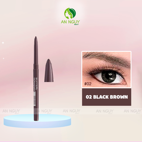 Chì Kẻ Mắt Silkygirl Long-Wearing Eyeliner 0.28g