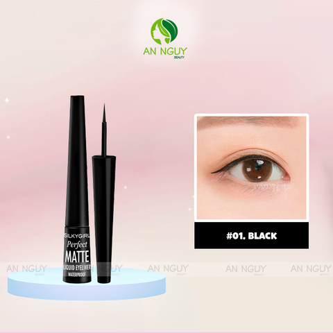 Kẻ Mắt Nước SilkyGirl Perfect Matte Liquid Eyeliner Waterproof 2.5ml
