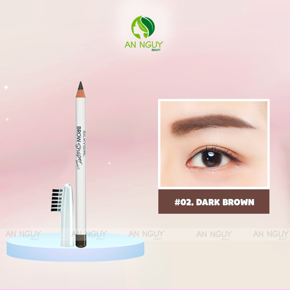 Chì Mày Kèm Chổi SilkyGirl Brow Shaper Pencil 1.14gr