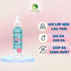 Xịt Giữ Lớp Trang Điểm Silkygirl Lâu Trôi Makeup Setting Spray - Hydrate & Refresh 70ml