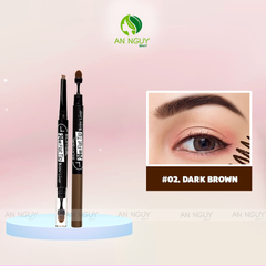 Chì Mày Hai Đầu SilkyGirl 24H Flat Tip Brow Liner Lâu Trôi 0.15gr