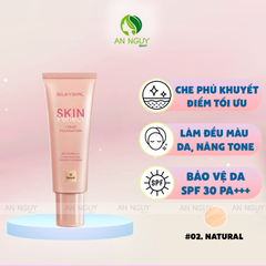 Kem Nền SilkyGirl Skin Perfect Liquid Foundation SPF30 PA+++ Dạng Tuýp 25ml (Mẫu Mới)