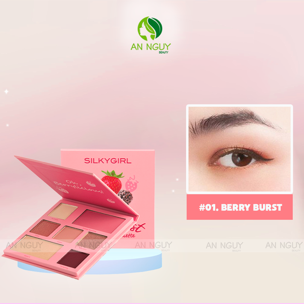 Bảng Phấn Mắt Và Má 7 Ô Silkygirl Eye & Face Palette 12.6g