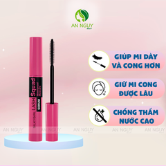 Chuốt Mi Silkygirl Lash Squad Serum Waterproof Mascara 4ml #01 Intense Black
