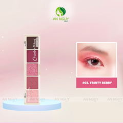 Bảng Phấn Mắt 5 Ô Silkygirl Crunchy Licious Shadow Bar 10g