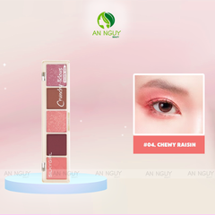 Bảng Phấn Mắt 5 Ô Silkygirl Crunchy Licious Shadow Bar 10g