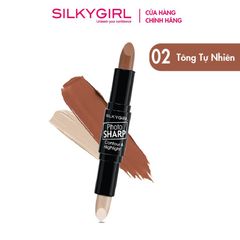 Bút Tạo Khối 2 Đầu SilkyGirl Photosharp Contour & Highlight 8g