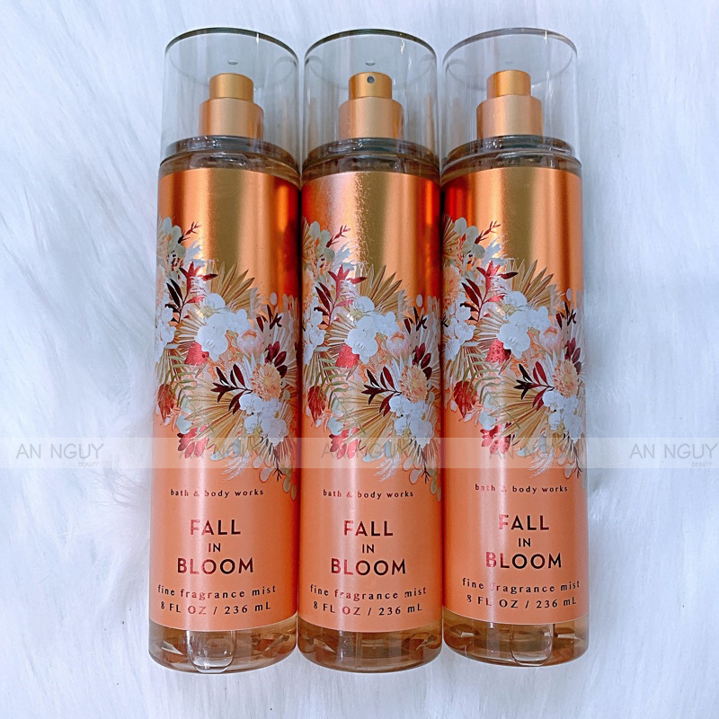 Xịt Thơm Bath & Body Works Fall In Bloom Fine Fragrance Mist Hương Thơm Ngọt Dịu 236ml