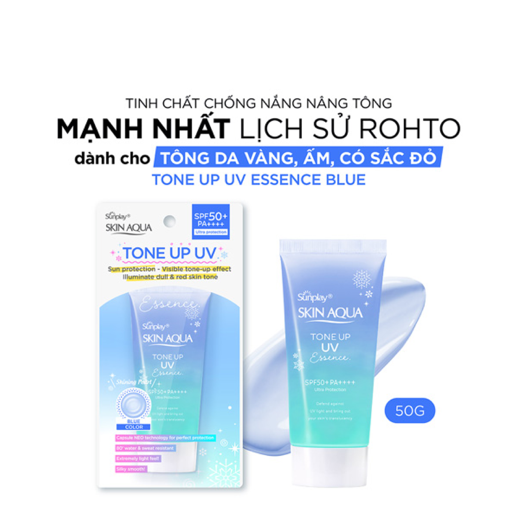 Kem Chống Nắng Sunplay Skin Aqua Tone Up UV Essence SPF50+ PA++++ Hiệu Chỉnh Sắc Da 50gr