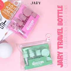 Bộ Chai Lọ Chiết Mỹ Phẩm Jary Travel 6 Món Bottle Set Nhiều Màu