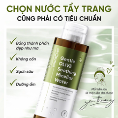 Nước Tẩy Trang DrCeutics Gentle Olive Soothing Micellar Water Làm Sạch Sâu, Dưỡng Ẩm 500ml
