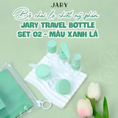 Bộ Chai Lọ Chiết Mỹ Phẩm Jary Travel 6 Món Bottle Set Nhiều Màu