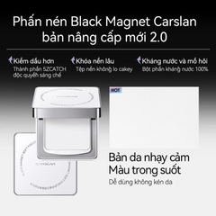Phấn Carslan Black Magnet Soft Focus Powder 8g (Bản Nâng Cấp 2.0)