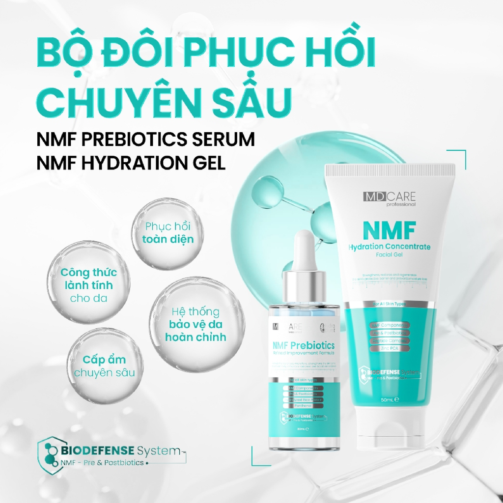 Gel Dưỡng MD Care NMF Hydration Concentration Facial Gel Kiểm Soát Dầu 50ml