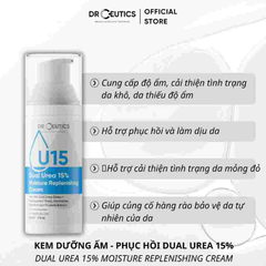 Kem Dưỡng DrCeutics U15 Dual Urea 15% Moisture Replenishing Cream Cấp Ẩm Cho Da 50g