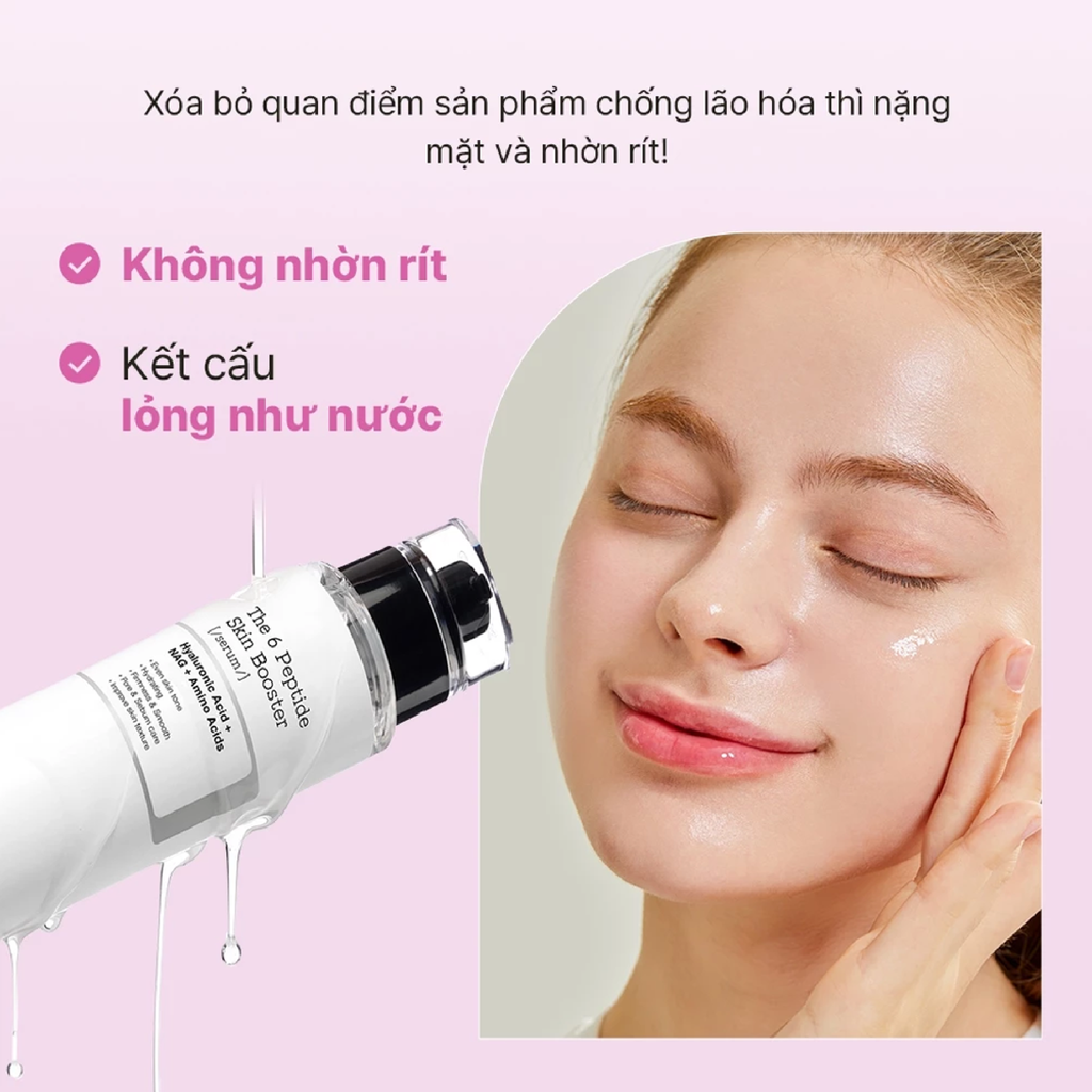 Tinh Chất Cosrx The 6 Peptide Skin Booster Serum Giảm Nhăn, Săn Chắc Da 150ml
