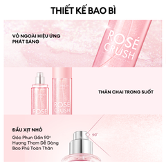 Xịt Thơm Colorkey Rosé Crush Shimmer Fragrance Mist 100ml