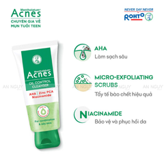 Gel Rửa Mặt Acnes Oil Control Cleanser Sạch Nhờn 100g
