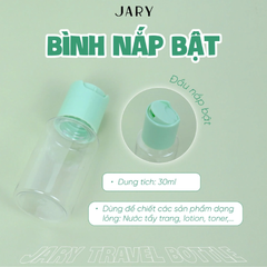 Bộ Chai Lọ Chiết Mỹ Phẩm Jary Travel 6 Món Bottle Set Nhiều Màu
