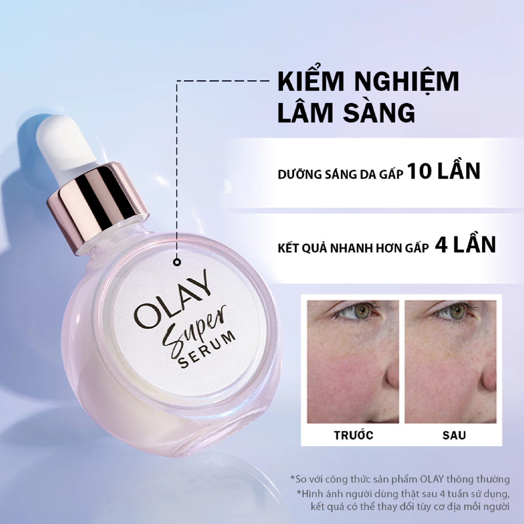 Tinh Chất Olay Super Serum Firms Brightens Hydrates Dưỡng Sáng, Săn Chắc Da 30ml