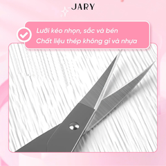 Kéo Tỉa Mày, Cắt Lông Mi Jary Eyebrow Scissors Màu Hồng