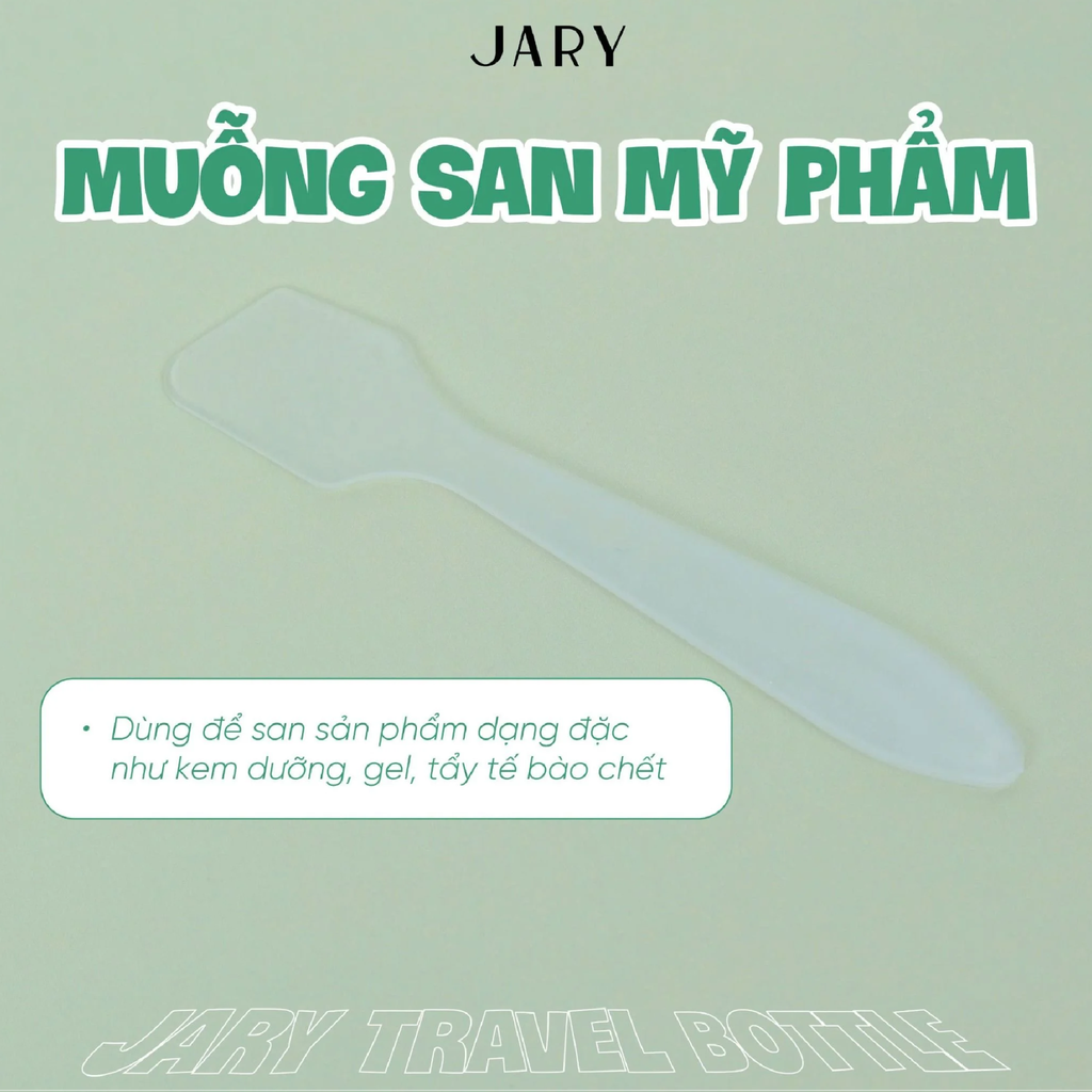 Bộ Chai Lọ Chiết Mỹ Phẩm Jary Travel 6 Món Bottle Set Nhiều Màu