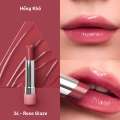 Son Bóng 3CE Glazy Lip Glow Dưỡng Ẩm 5g