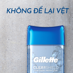 Gel Khử Mùi Gillette Anti-White Mark Giảm Tiết Mồ Hôi 107gr (Hàng Mỹ Nhập Khẩu)