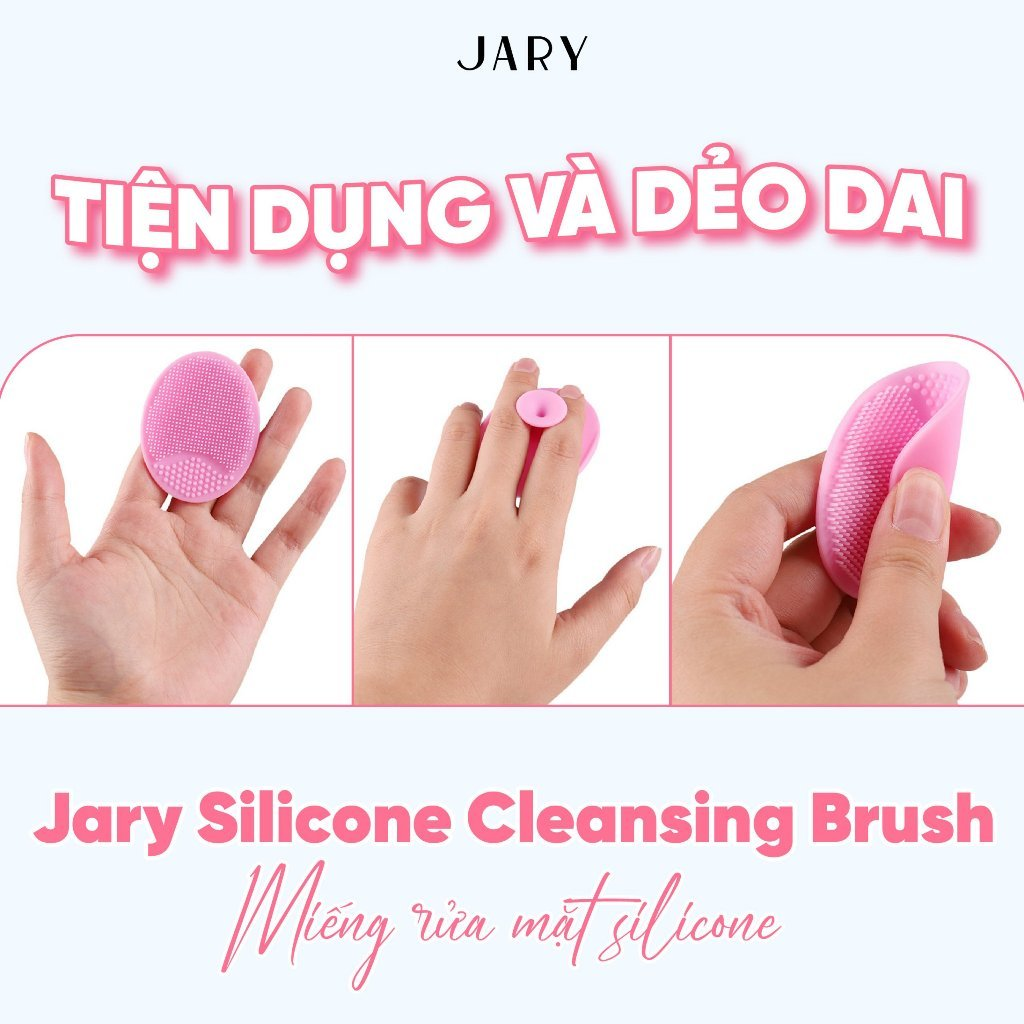 Miếng Rửa Mặt Jary Silicone Cleansing Brush Nhiều Màu
