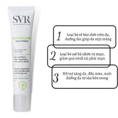 Kem Dưỡng SVR Sebiaclear Mat + Pores Làm Giảm Mụn, Se Khít Lỗ Chân Lông 40ml