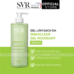 Gel Rửa Mặt SVR Sebiaclear Gel Moussant Không Chứa Xà Phòng Dành Cho Da Dầu