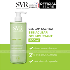 Combo 2 Gel Rửa Mặt SVR Sebiaclear Gel Moussant Cho Da Dầu (400mlx2)