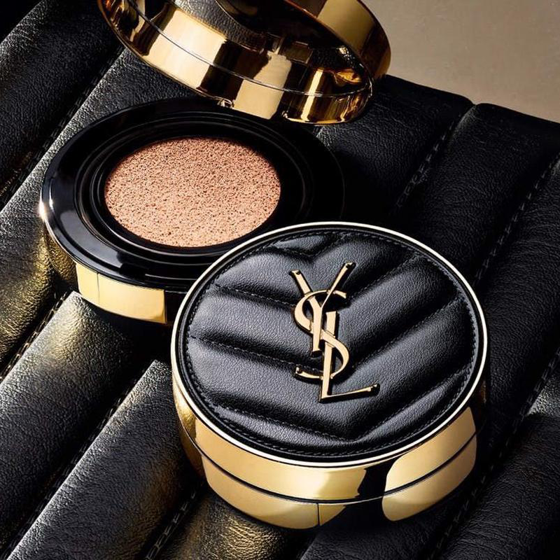 Phấn Nước YSL Le Cushion Encre De Peau Luminous Matte (Vỏ Da Đen)