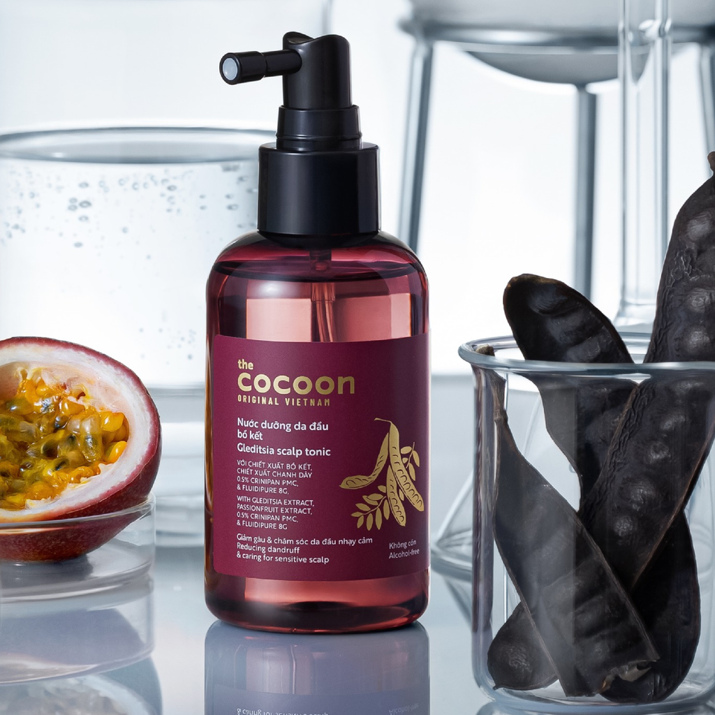 Nước Dưỡng Da Đầu Cocoon Gleditsia Scalp Tonic Chiết Xuất Bồ Kết, Giảm Gàu 140ml