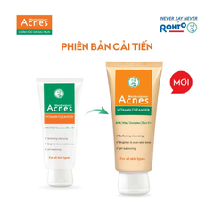 Kem Rửa Mặt Acnes Vitamin Cleanser Sáng Da, Mờ Thâm 100g