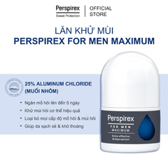Lăn Khử Mùi Perspirex Extra - Effective Antiperspirant 20ml