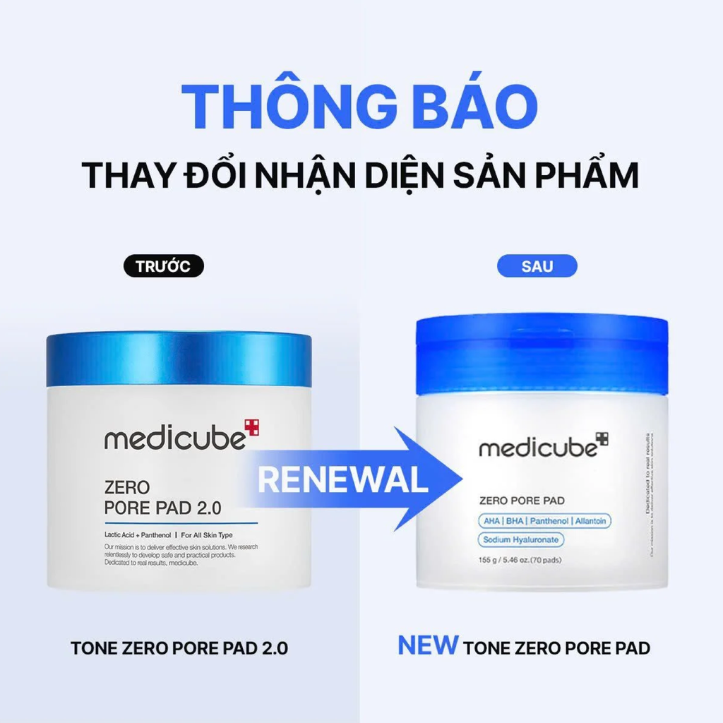 Nước Hoa Hồng Dạng Miếng Medicube Toner Pad