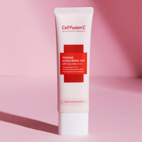 Kem Chống Nắng Cell Fusion C Toning Sunscreen 100 SPF 50+ PA++++ Dưỡng Sáng, Nâng Tông Da 50ml