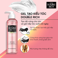 Gel Tạo Kiểu Tóc Double Rich Hair Gel 250ml